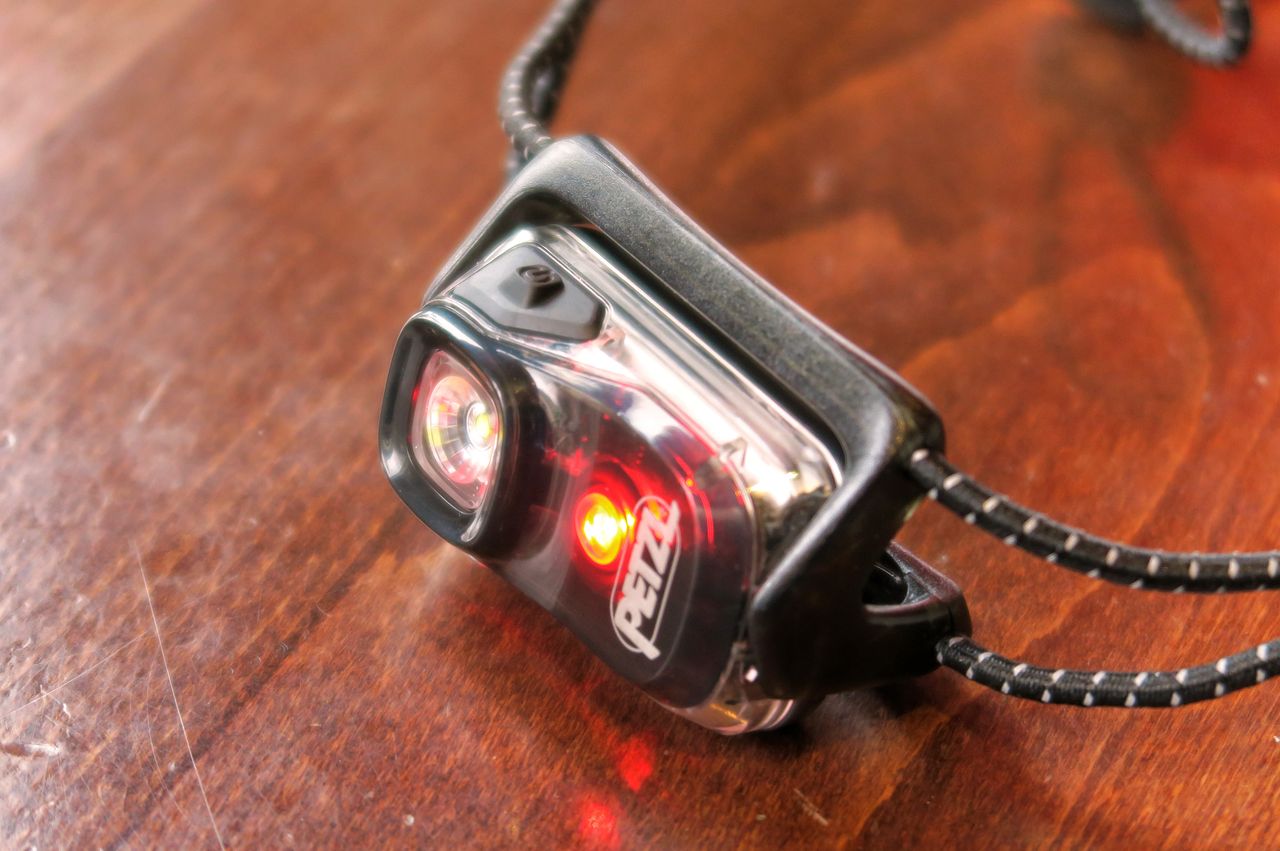 Le mode rouge de la frontale