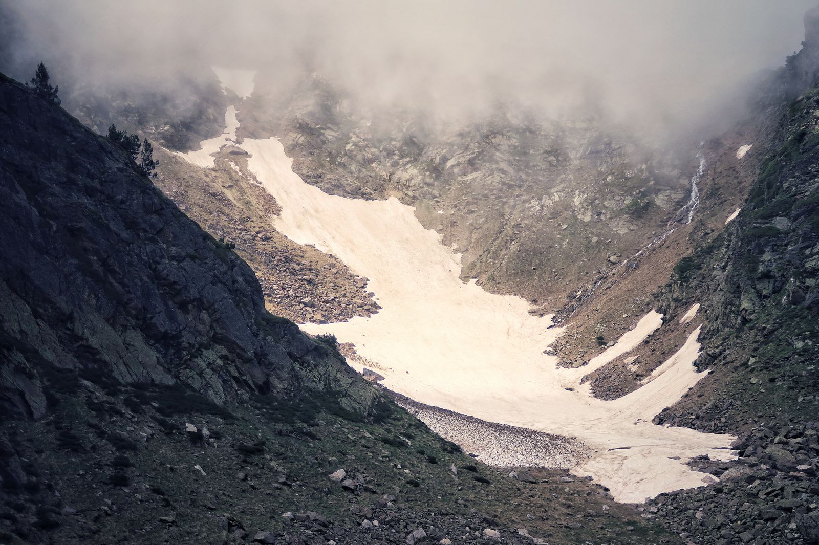 Névés vers le Clot Cavall
