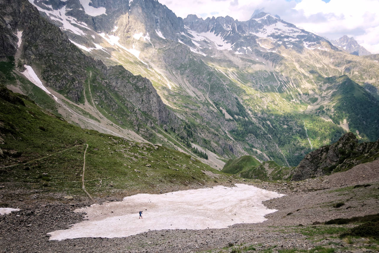 Descente du col de Vaurze
