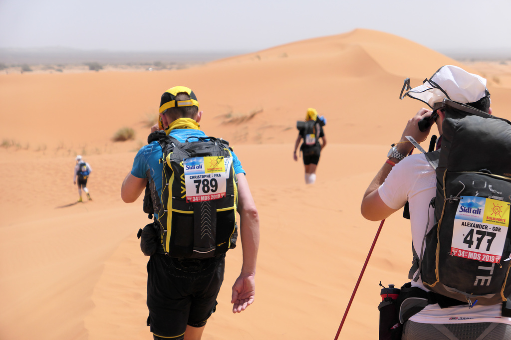 Nous terminons la traversée de l'Erg Chebbi