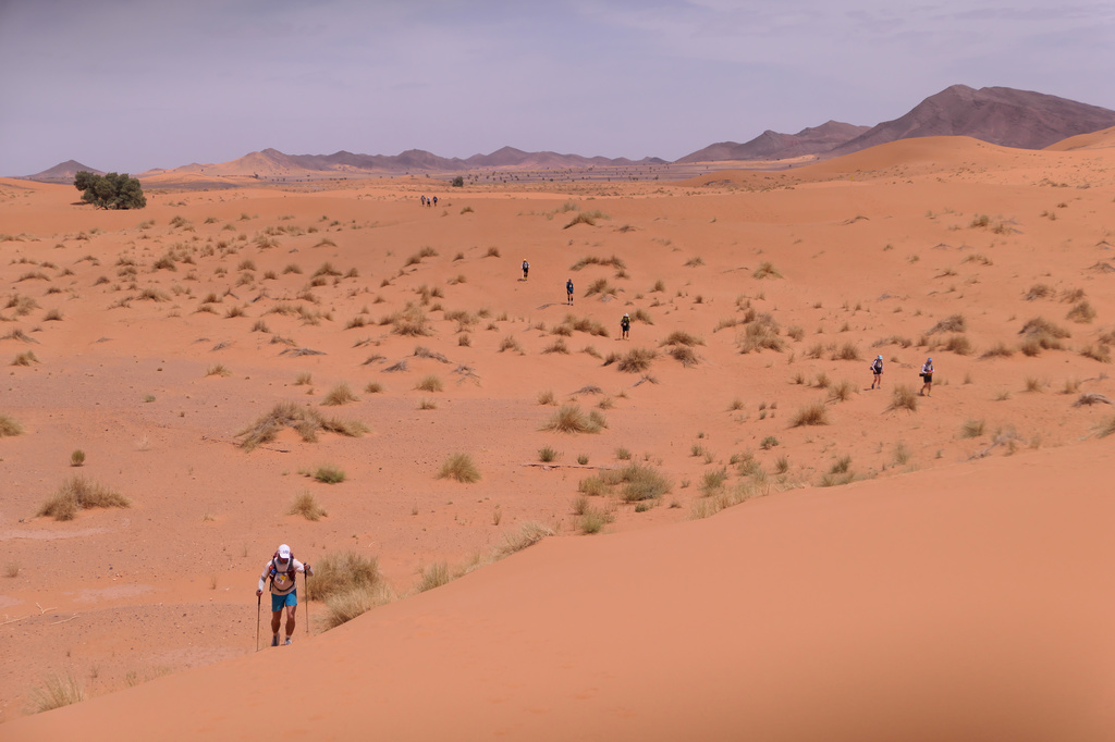 Vers le 40ème km de l'étape longue