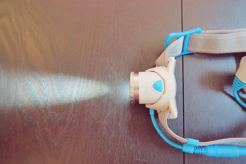 Le faisceau étroit accessible en tournant la bague à l'avant de l'optique