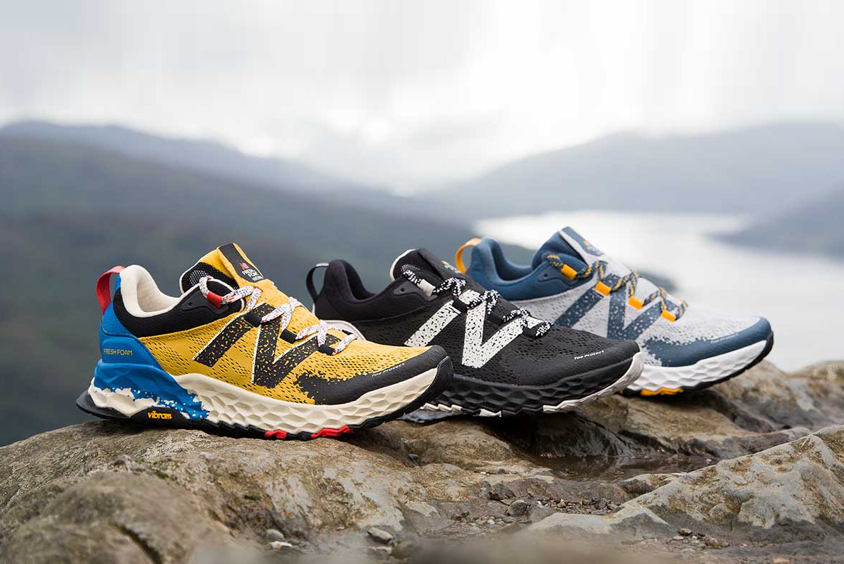 chaussures new balance fresh foam hierro v3 jaune fluo noir