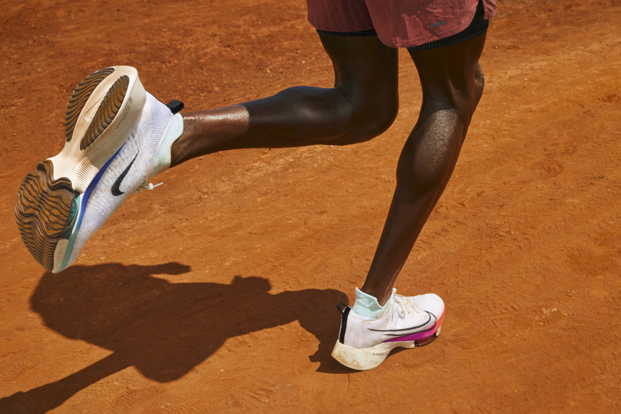 Eliud Kipchoge avec les Tempo Next %