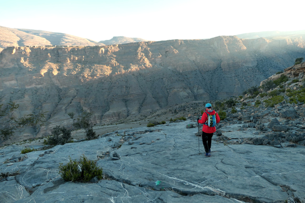 Premier lever sur l'OMAN UTMB