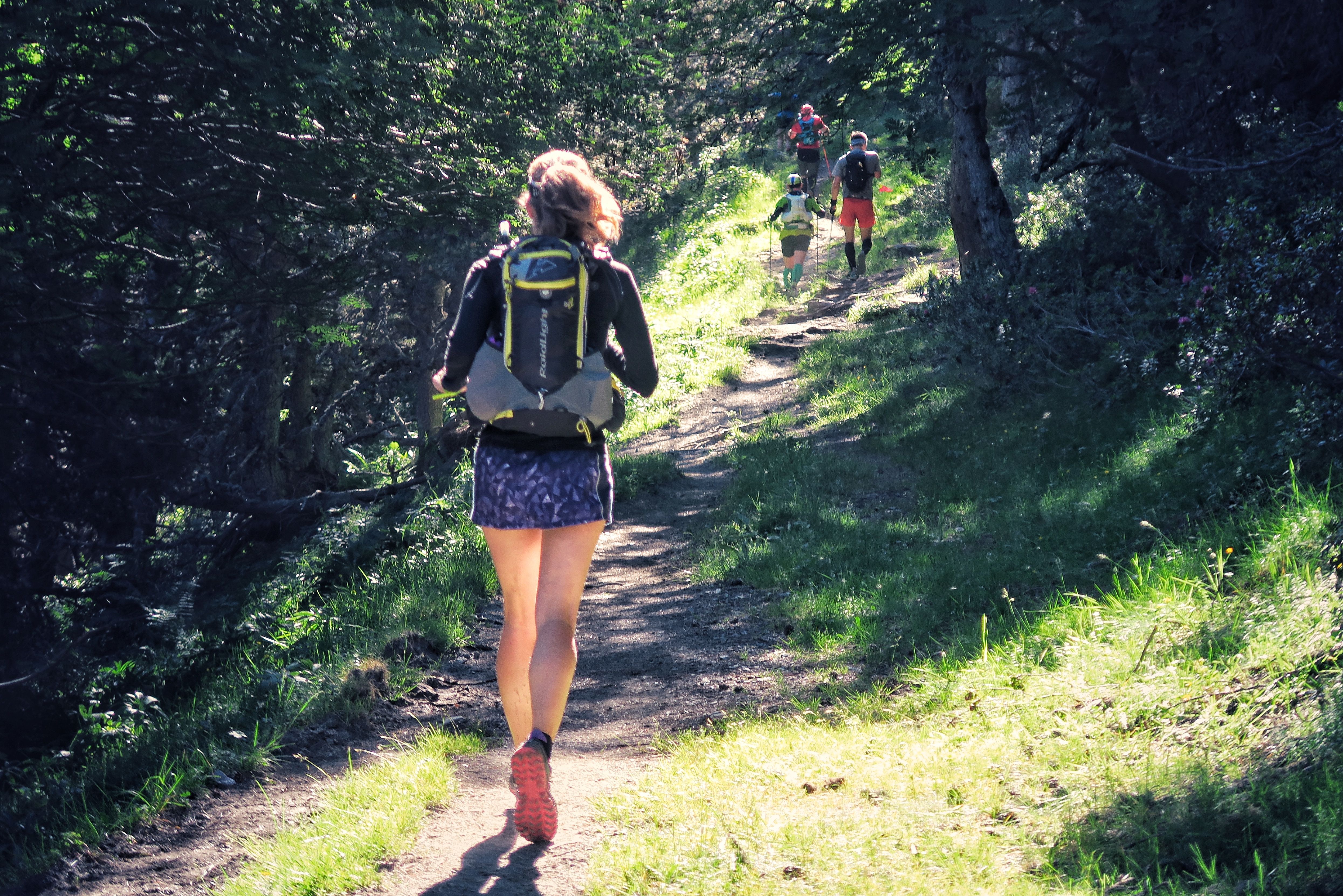 Dans la première montée