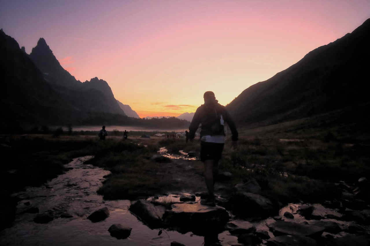 Arrivée au Lac Combal