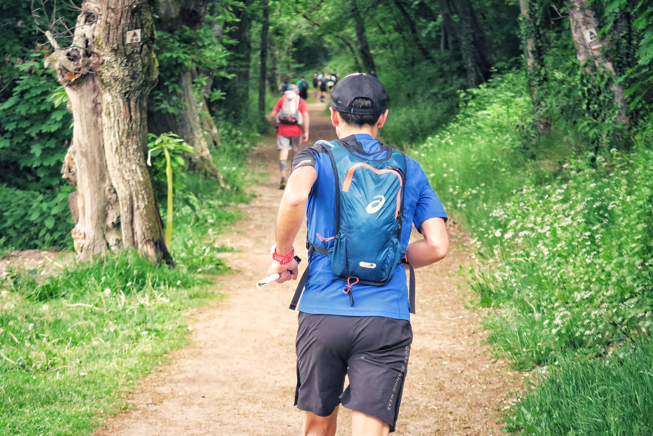 Jean-Pierre pendant la course