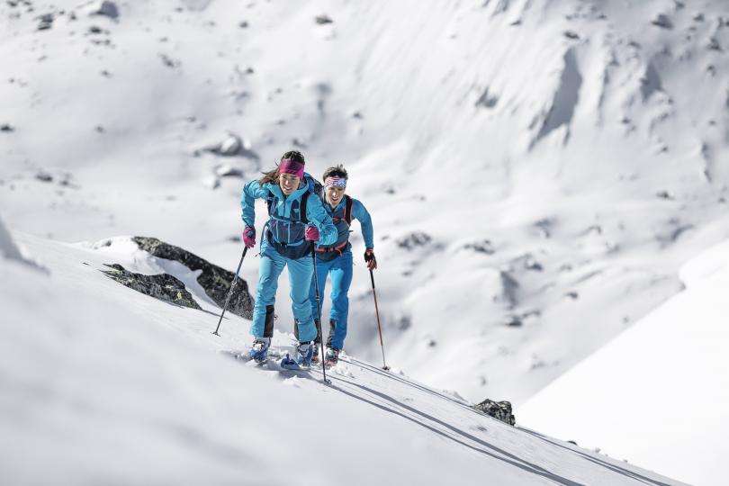 Ski de rando à deux en Dynafit