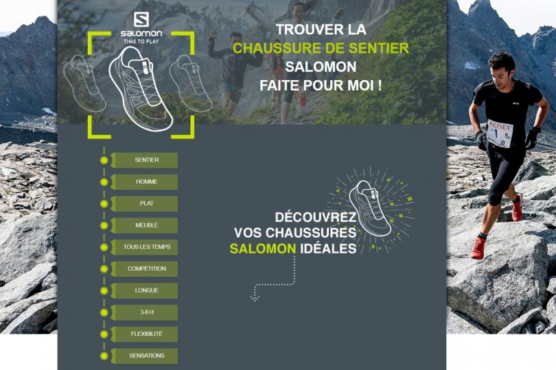 Comparateur de chaussures Salomon