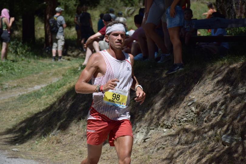 Mathieu Blanchard &agrave; Sierre-Zinal 2022