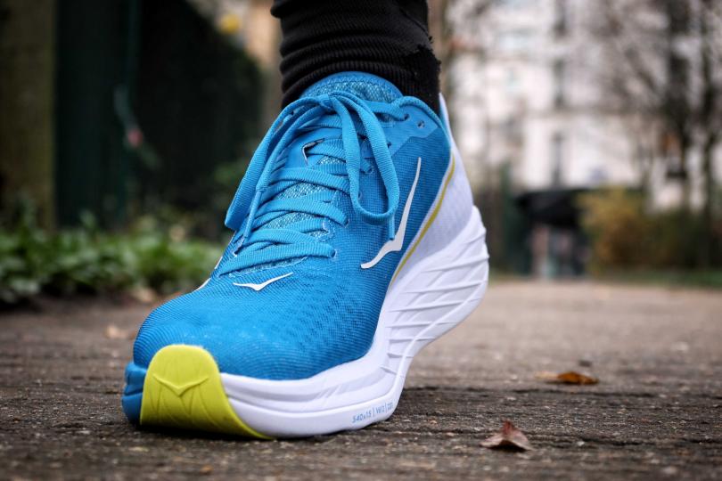 Hoka Rocket X, zoom avant sur le pied
