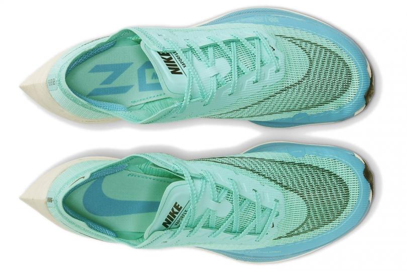 Nike ZoomX VaporFly Next% V2 - vue du dessus