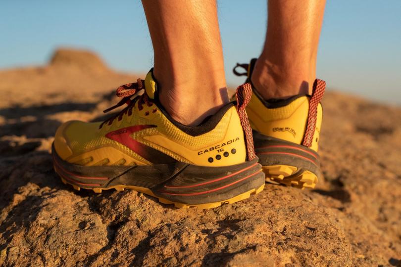 Brooks Cascadia 16, vue sur les talons