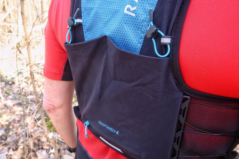 Test du Raidlight Responsiv 6l, les poches dans le dos