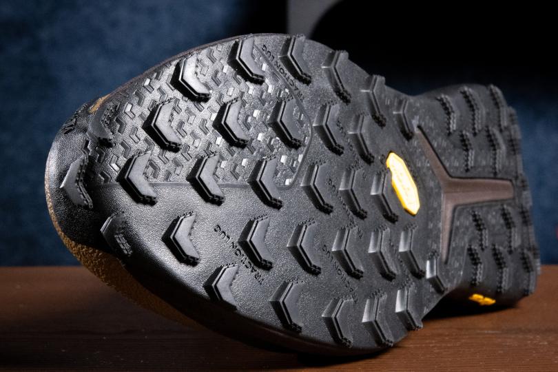 Saucony Xodus Ultra 4, les crampons Vibram