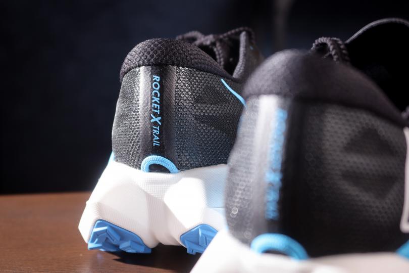Le talon des Hoka Rocket X Trail