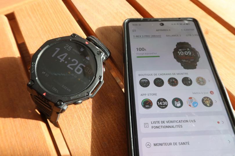 Le test de la Amazfit T-Rex 3 Pro / Zepp