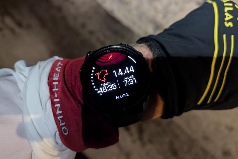 Ecran de synth&egrave;se apr&egrave;s une sortie trail sur la Garmin Fenix 8 Pro