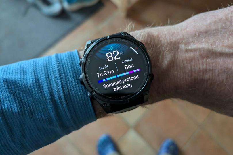 Le suivi du sommeil de la Garmin Fenix 8 Pro
