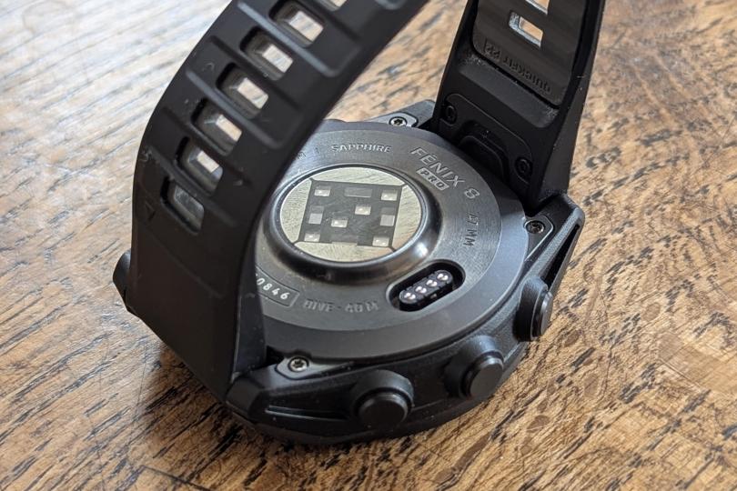 Le capteur cardio de la Garmin Fenix 8 Pro