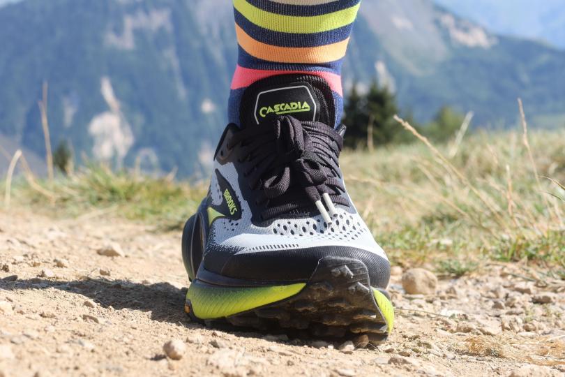 Journal du Trail : Test de la Brooks Cascadia 20, vue talon