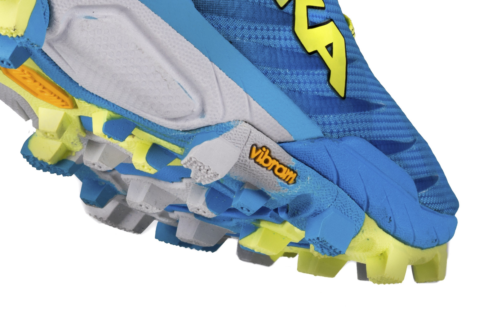 Les crampons des Hoka Evo Jawz