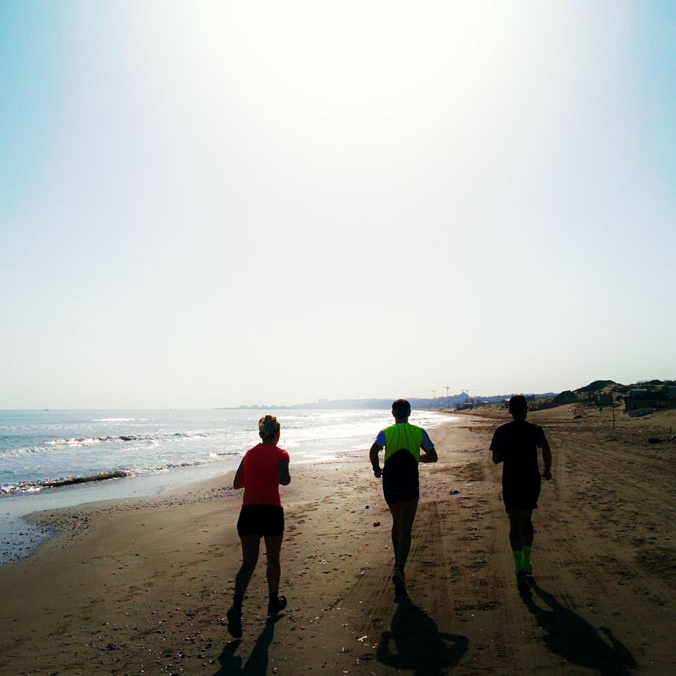 Footing de récup le lendemain de la course