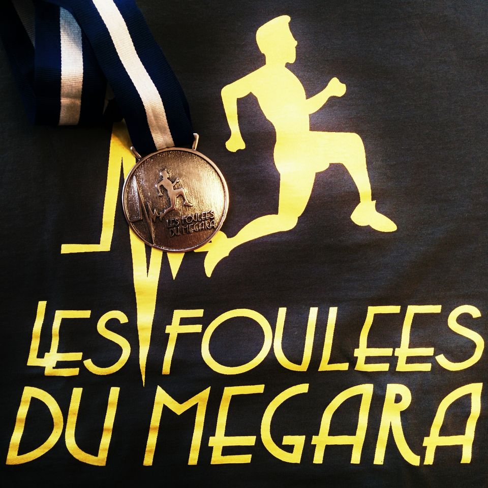 La médaille des foulées du Mégara