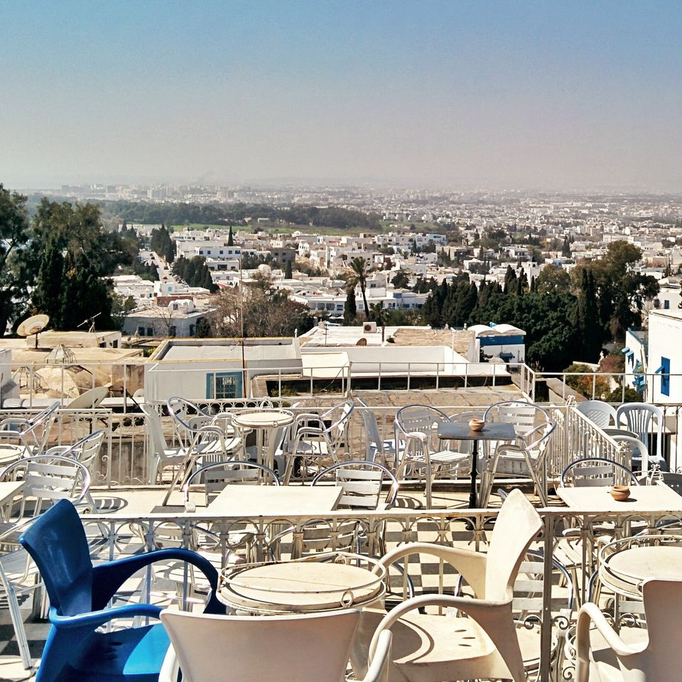 Vue sur Tunis depuis Sidi Bou Saïd